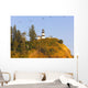 Birds In Flight Over Cape Disappointment Lighthouse Wall Mural
