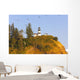 Birds In Flight Over Cape Disappointment Lighthouse Wall Mural