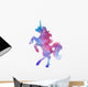 Pink Cosmic Unicorn Silhouette Wall Decal
