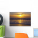 Sunset Over The Pacific Ocean Along The Oregon Coast Wall Mural