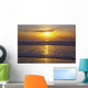 Sunset Over The Pacific Ocean Along The Oregon Coast Wall Mural