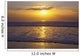 Sunset Over The Pacific Ocean Along The Oregon Coast Wall Mural