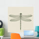 dragonfly on a neutral background Wall Mural