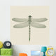 dragonfly on a neutral background Wall Mural