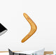 Aussie boomerang natures return ticket in wood Wall Decal