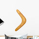 Aussie boomerang natures return ticket in wood Wall Decal