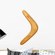 Aussie boomerang natures return ticket in wood Wall Decal