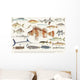 Illustration Maritime Drawing Fish Wall Decal