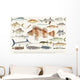 Illustration Maritime Drawing Fish Wall Decal