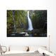 Hawaii, Maui, Nahiku, Woman Standing At Base Of Hanawi Falls Wall Mural