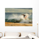 Hawaii, Maui, Makena - Big Beach, Man Skimboarding Shoreline Surf Wall Mural