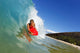 Young Man Boogie Boarding On Beautiful Wave Wall Mural