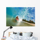 Boogie Boarder Riding Barrel Of Beautiful Wave Wall Mural