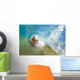 Boogie Boarder Riding Barrel Of Beautiful Wave Wall Mural