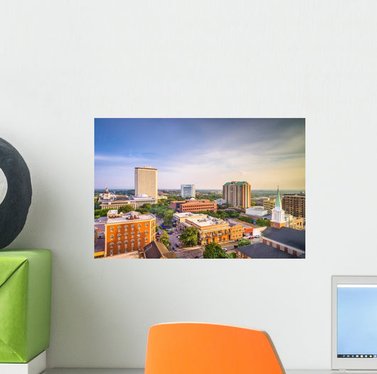 Tallahassee Florida USA Skyline Wall Decal
