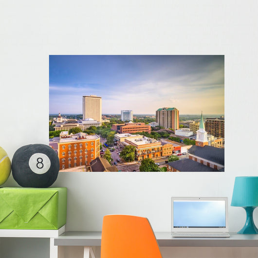 Tallahassee Florida USA Skyline Wall Decal