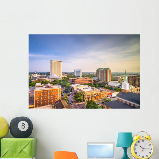 Tallahassee Florida USA Skyline Wall Decal