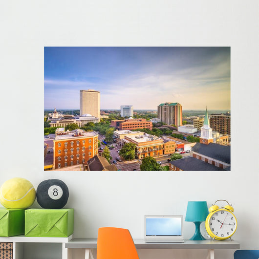 Tallahassee Florida USA Skyline Wall Decal