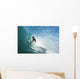 California, Redondo, Surfer On Large Wave, View From Inside Wall Mural