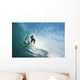 California, Redondo, Surfer On Large Wave, View From Inside Wall Mural