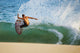 Hawaii, Maui, Makena, Skimboarder Carves Big Turn On Wave Wall Mural