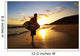 Hawaii, Maui, Makena, Skimboarder Running Up The Beach Wall Mural
