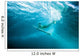 Indonesia, Bali, Surfer Duck Dives Under Wave, View From Underwater Wall Mural