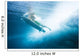 Indonesia, Bali, Surfer Duck Dives Under Wave, View From Underwater Wall Mural