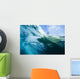 Indonesia, Bali, View From Underwater Of A Surfer Riding A Wave Wall Mural