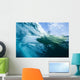 Indonesia, Bali, View From Underwater Of A Surfer Riding A Wave Wall Mural