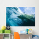 Indonesia, Bali, View From Underwater Of A Surfer Riding A Wave Wall Mural