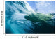 Indonesia, Bali, View From Underwater Of A Surfer Riding A Wave Wall Mural