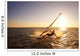 Windsurfer Sailing Off The Coast Of South Maui At Sunset Wall Mural