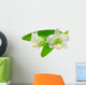 White and Pink Malaysian Wall Decal