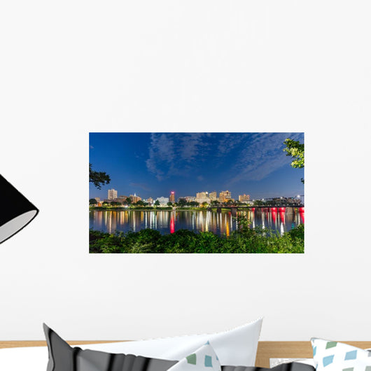 Harrisburg Dusk Wall Decal