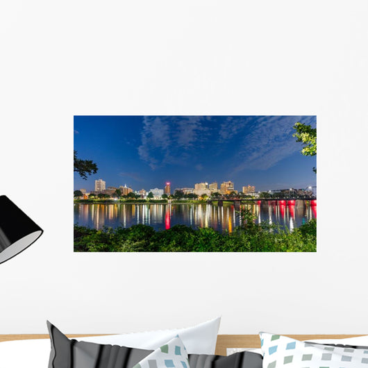 Harrisburg Dusk Wall Decal