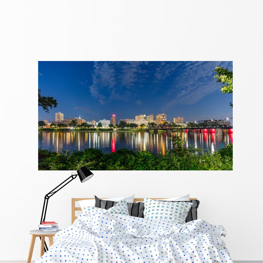 Harrisburg Dusk Wall Decal