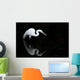Florida, Everglades, Great Egret Hunting In Shallow Water Wall Mural
