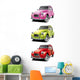 Old Little Car Set Wall Decal
