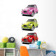 Old Little Car Set Wall Decal