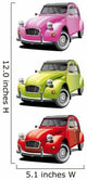 Old Little Car Set Wall Decal