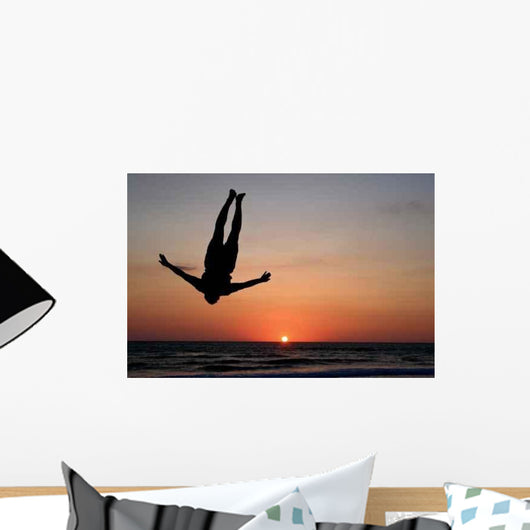 Sunset Flyer2 Wall Decal