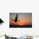 Sunset Flyer2 Wall Decal