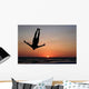 Sunset Flyer2 Wall Decal