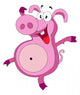 Happy Pig Wall Decal