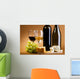 Wine and cheese still-life Wall Mural