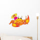 red crab Wall Decal