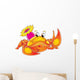 red crab Wall Decal
