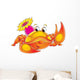 red crab Wall Decal