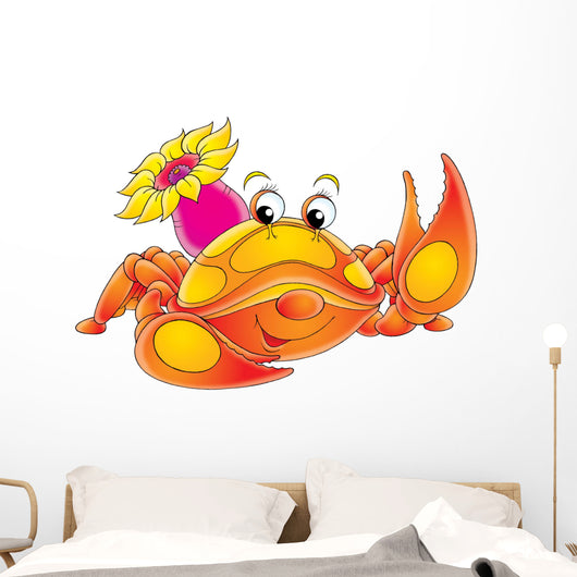 red crab Wall Decal